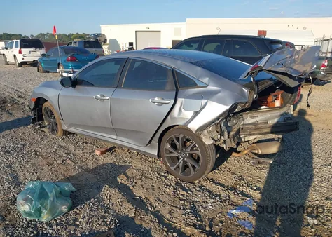 2020 Honda Civic Sport z USA, uszkodzony, nr VIN 2HGFC2F87LH535628